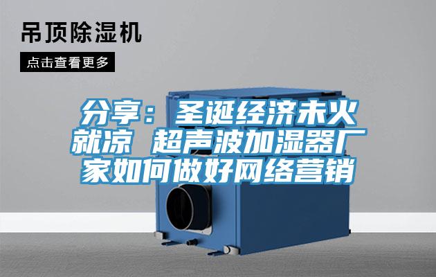 分享：圣诞经济未火就凉 超声波加湿器厂家如何做好网络营销