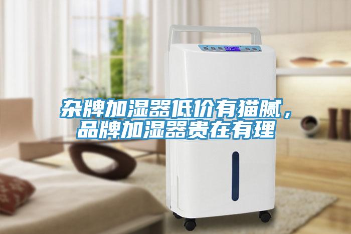 杂牌加湿器低价有猫腻，品牌加湿器贵在有理