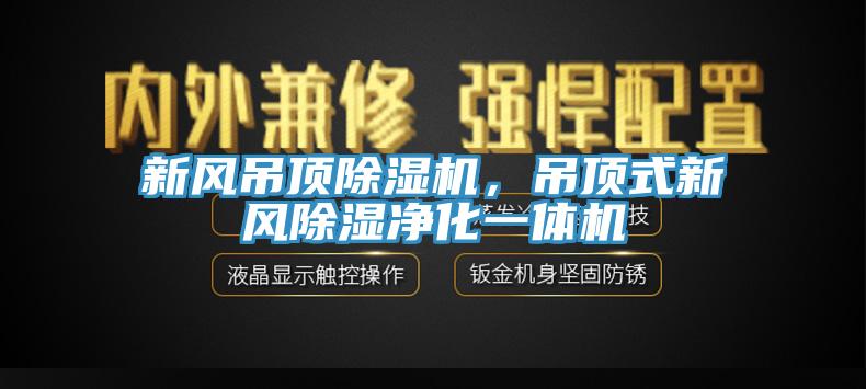 新风吊顶91香蕉视频下载网站，吊顶式新风除湿净化一体机