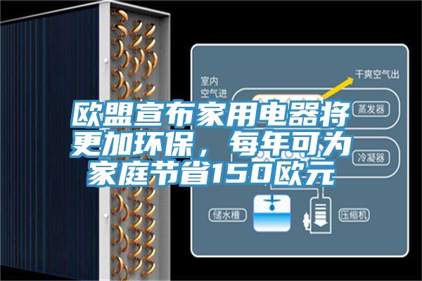 欧盟宣布家用电器将更加环保，每年可为家庭节省150欧元