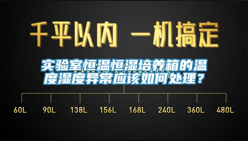 实验室恒温恒湿培养箱的温度湿度异常应该如何处理？