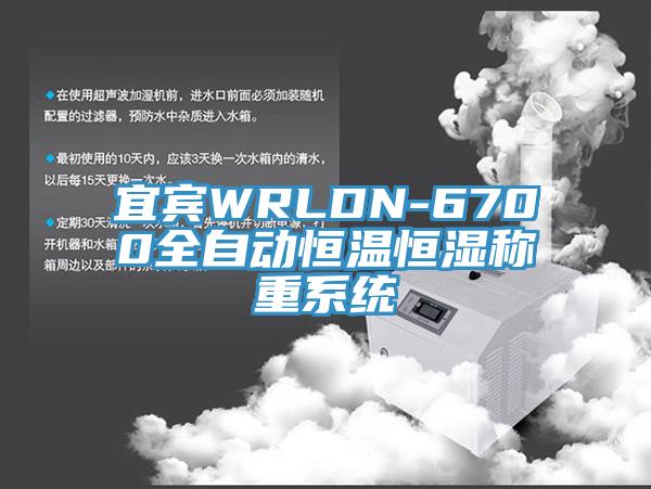 宜宾WRLDN-6700全自动恒温恒湿称重系统