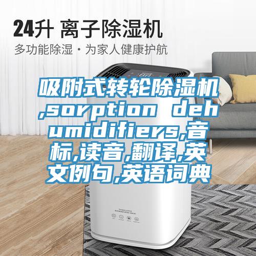 吸附式转轮91香蕉视频下载网站,sorption dehumidifiers,音标,读音,翻译,英文例句,英语词典