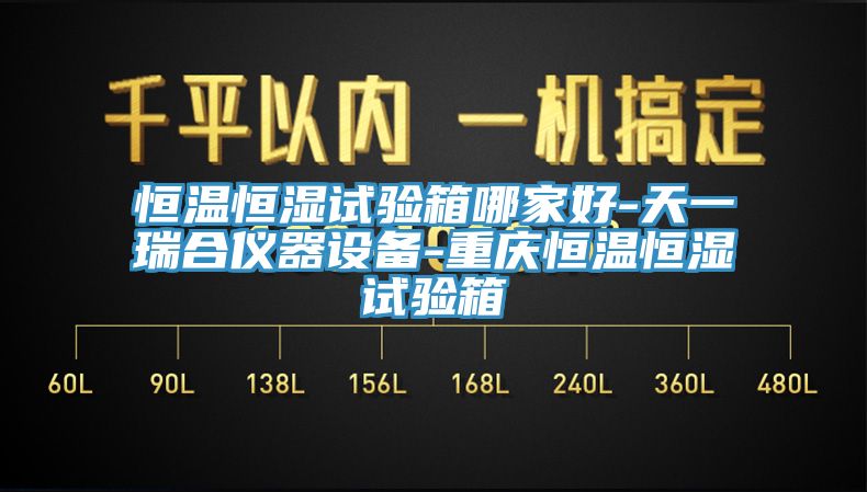 恒温恒湿试验箱哪家好-天一瑞合仪器设备-重庆恒温恒湿试验箱