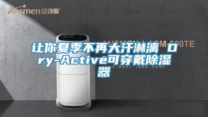 让你夏季不再大汗淋漓 Dry-Active可穿戴除湿器