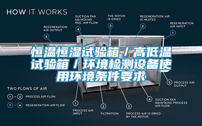 恒温恒湿试验箱／高低温试验箱／环境检测设备使用环境条件要求