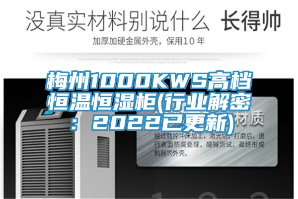 梅州1000KWS高档恒温恒湿柜(行业解密：2022已更新)